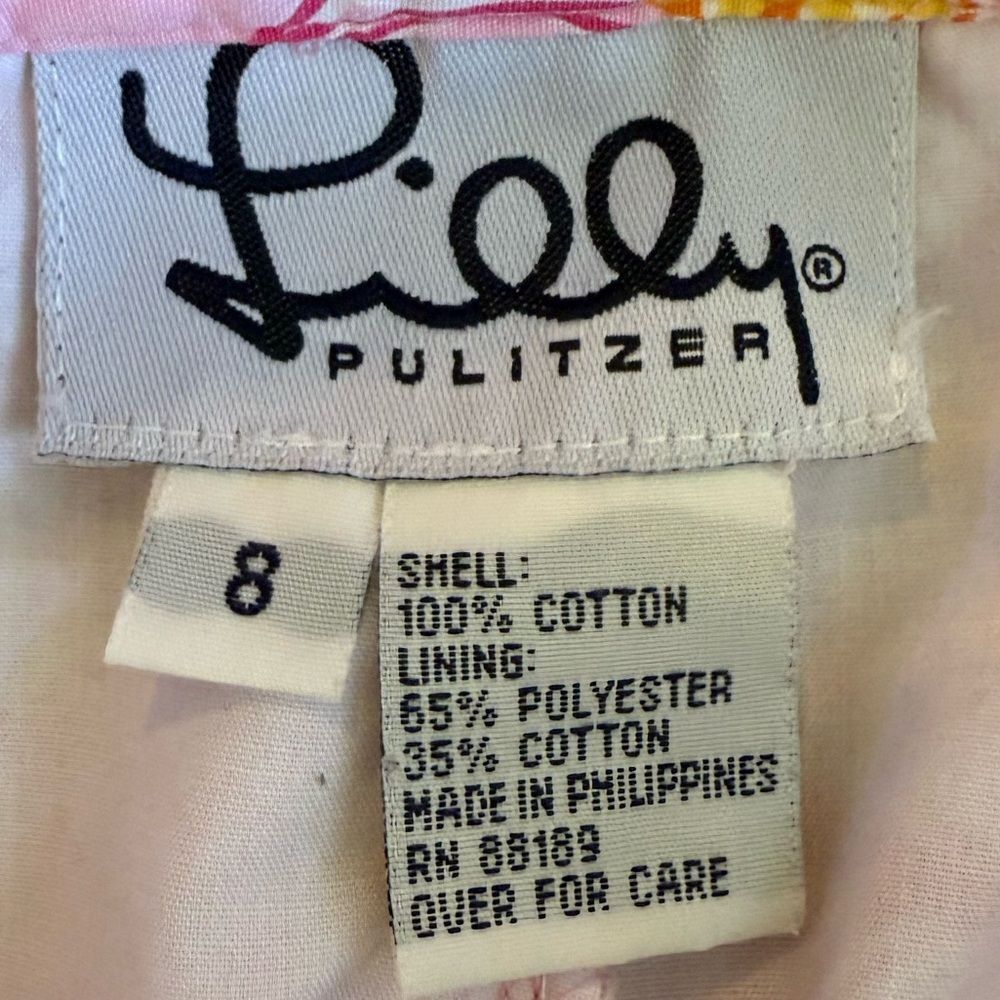 NWT Lilly Pulitzer size 8 sunset pink turtle soup - Picture 5 of 5